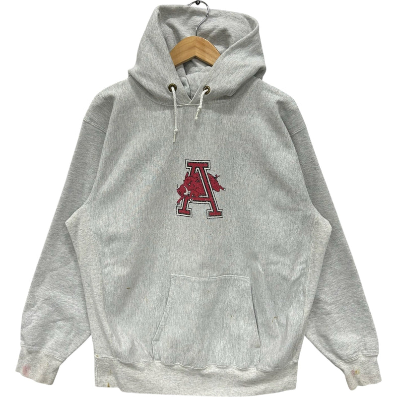 Vintage University Of Arkansas Razorbacks Logo Hoodie