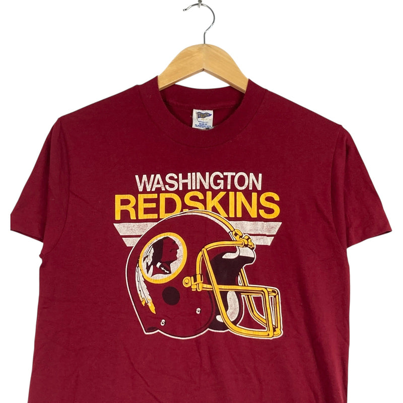 Vintage Washington Redskins Spellout Large Helmet NFL Tee