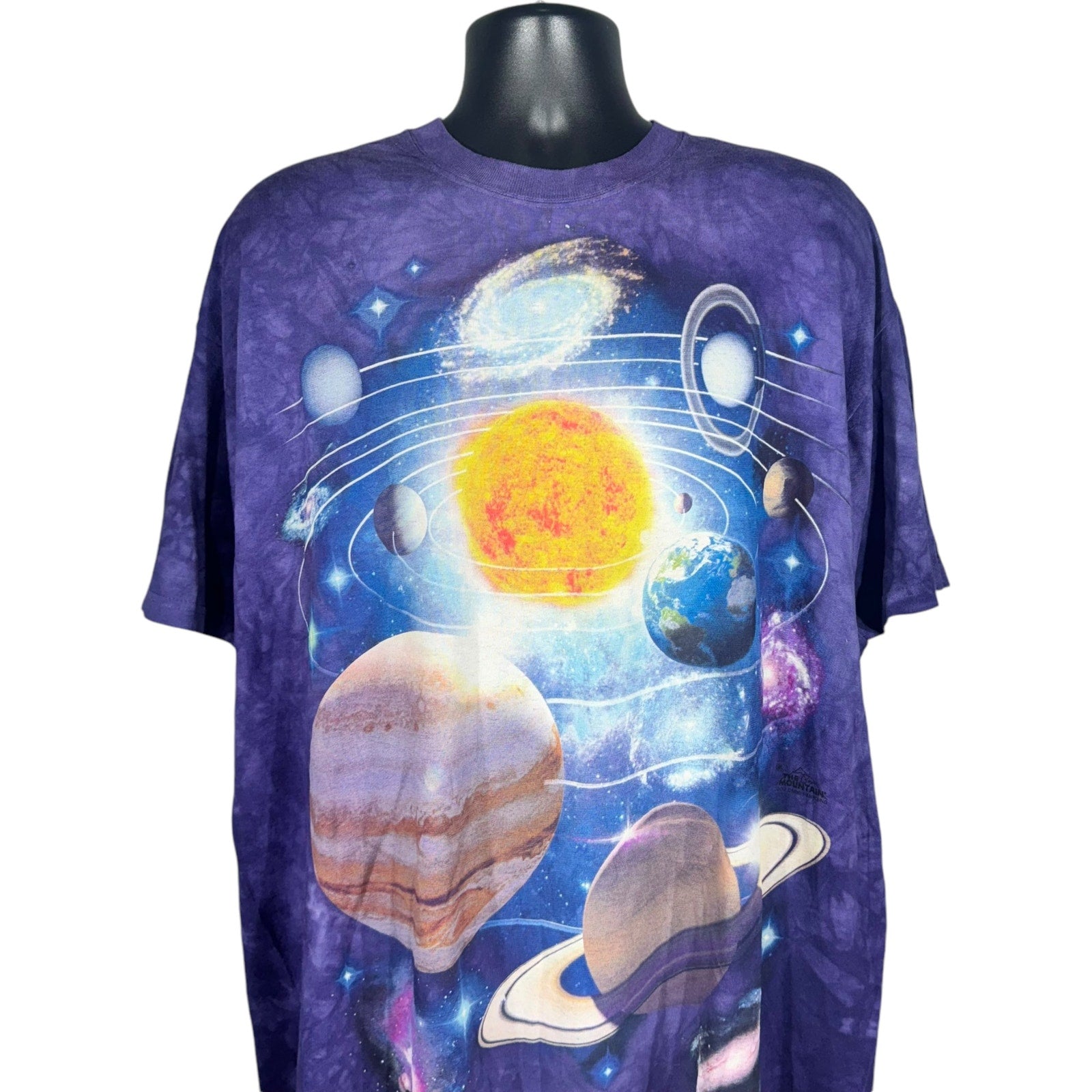 Vintage The Mountain Galaxy Solar System Tie-Dye Tee