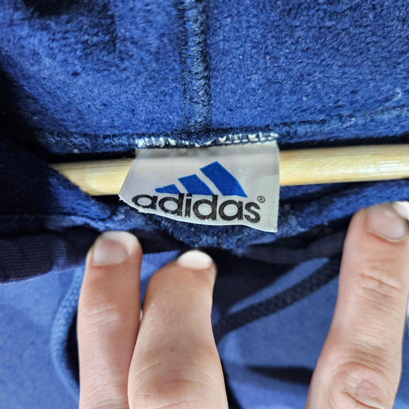 Vintage Adidas Mini Spellout Logo Hoodie