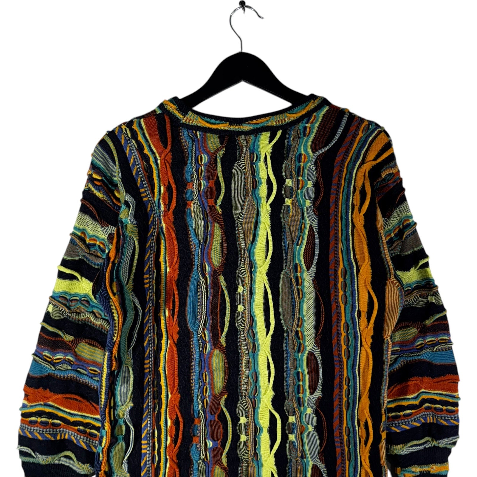 Vintage Coogi 3D Patterned Pullover Sweater