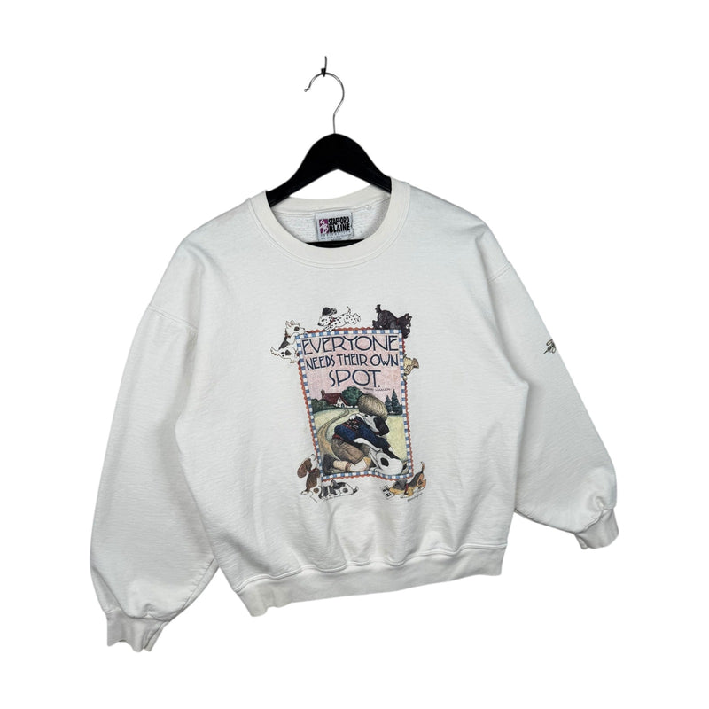 Vintage Everyone Needs Their Own Spot Dog Crewneck