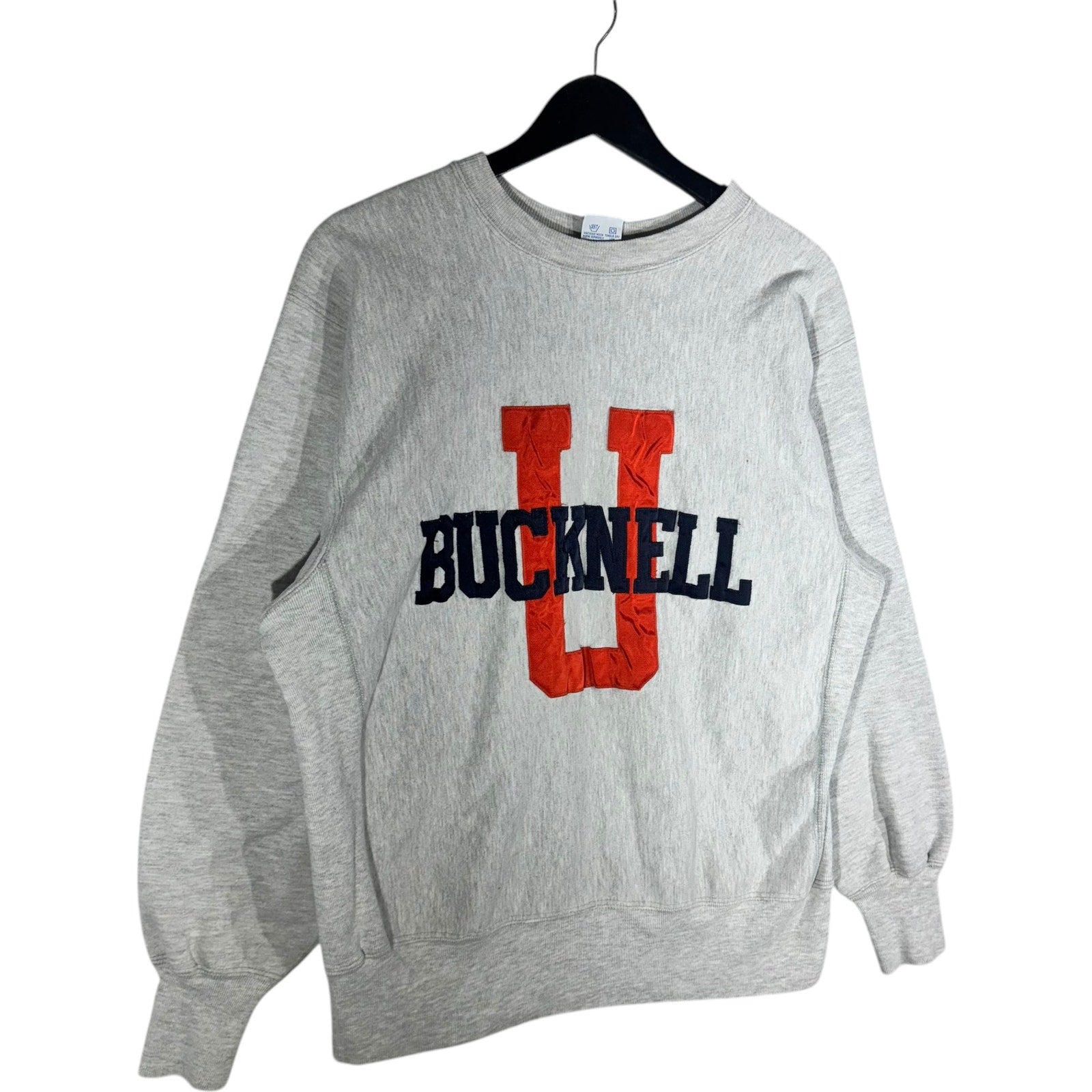 Vintage Champion Reverse Weave Bucknell University Spellout Crewneck