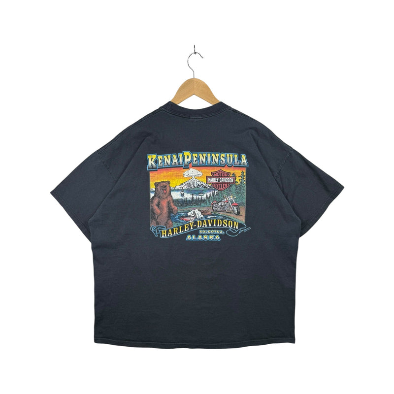 Vintage Harley Davidson Soldotna Alaska T-Shirt