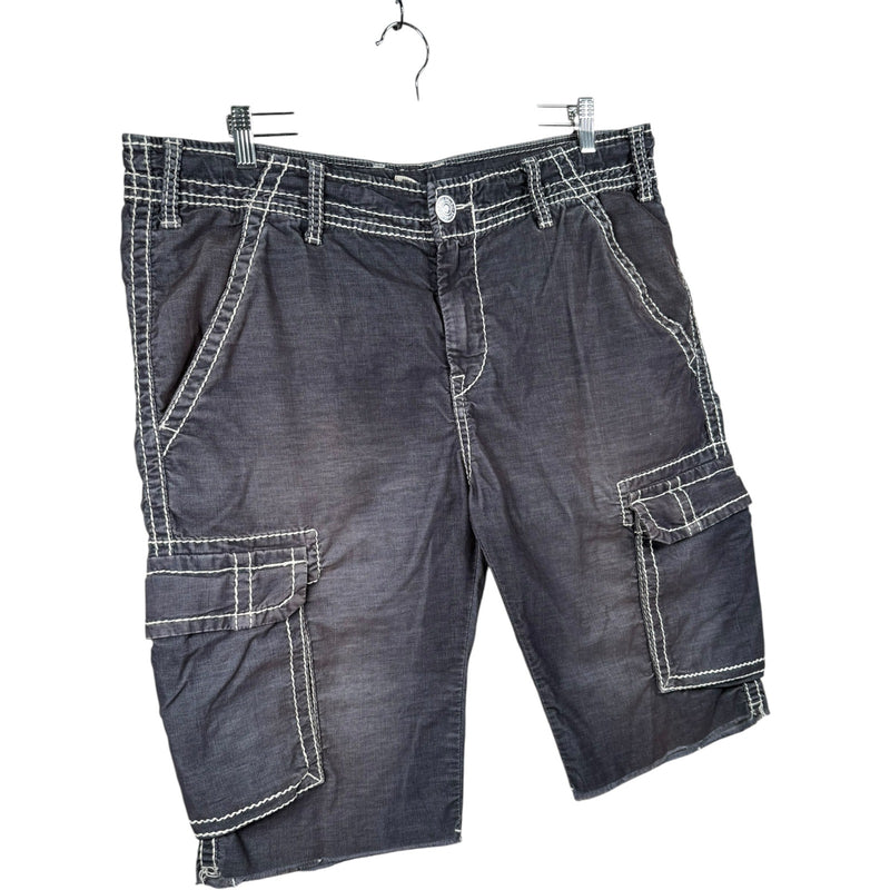 Vintage True Religion Cargo Denim Shorts 38