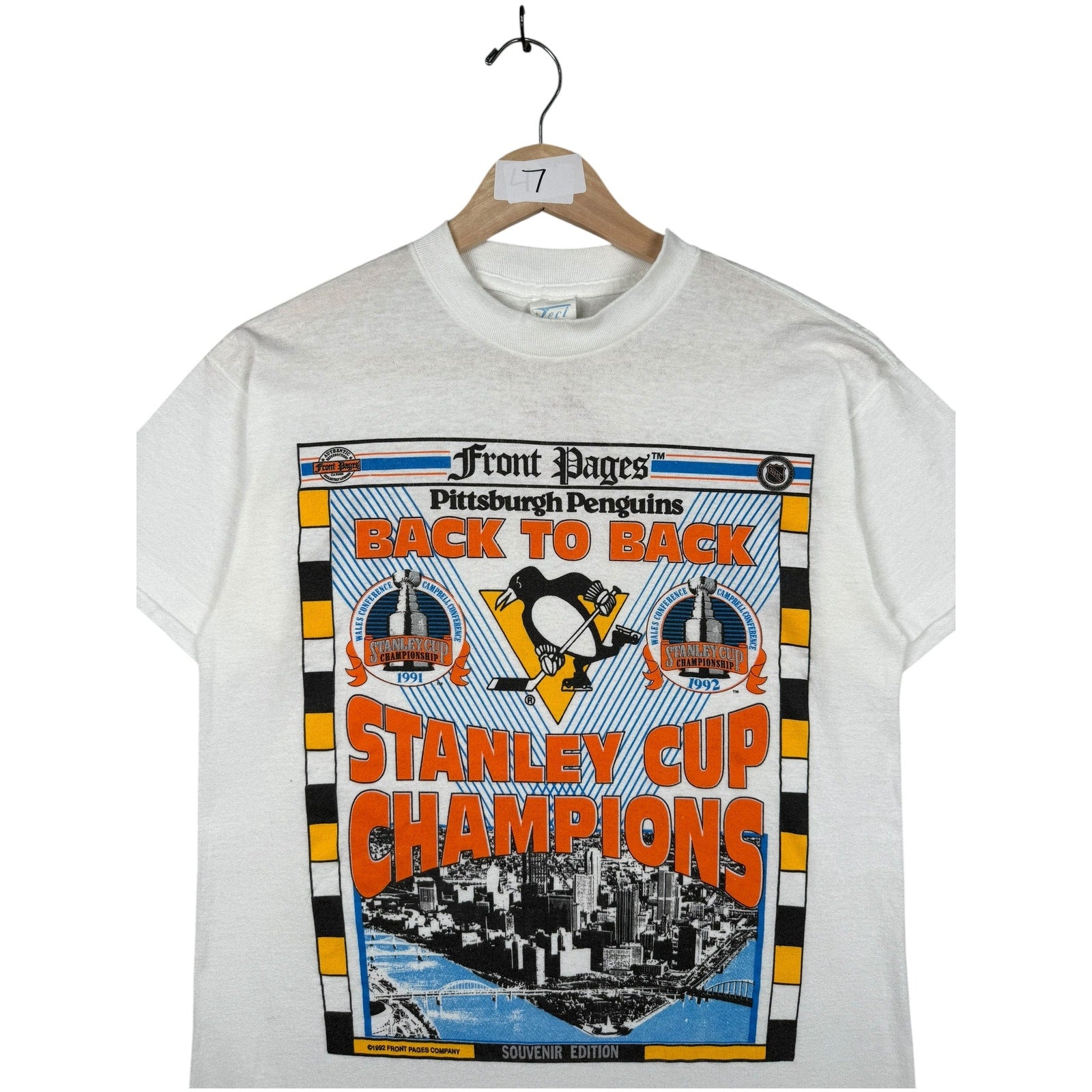 Vintage Pittsburgh Penguins NHL Stanley Cup T-Shirt