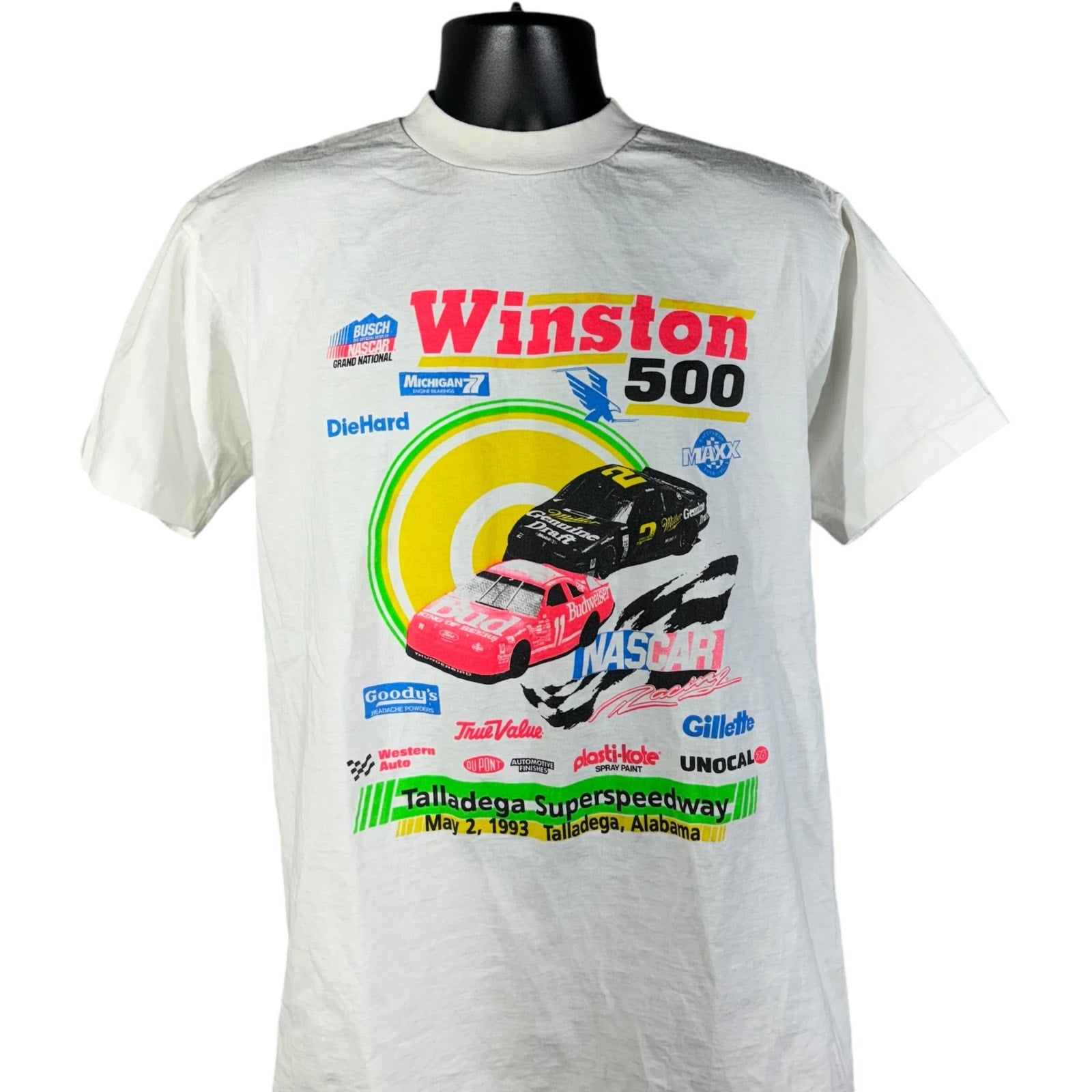 Vintage Winston 500 Nascar Racing Tee 1993