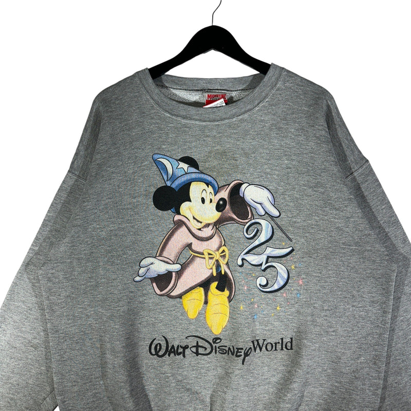 Vintage Walt Disney World 25th Anniversary Mickey Crewneck