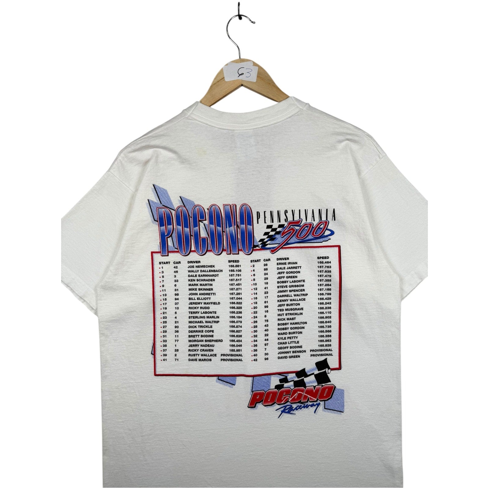 Vintage Pocono 500 Pennsylvania Racing T-Shirt