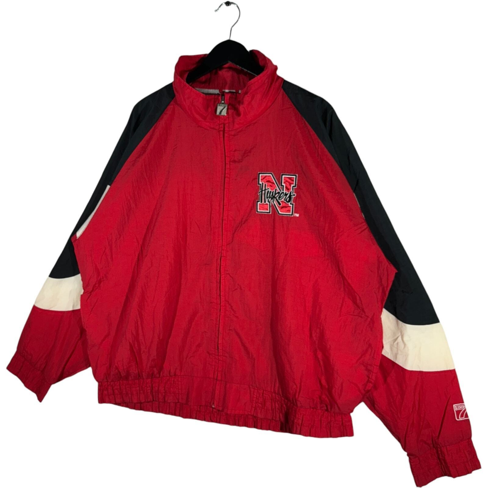 Vintage Nebraska Huskers Full Zip Light Jacket