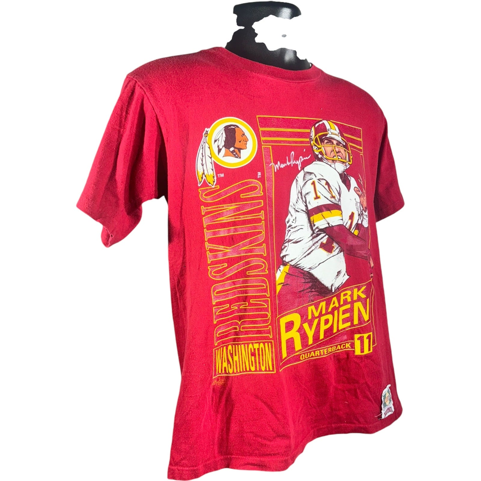 Vintage Mark Rypien Washington Redskins Nutmeg Tee