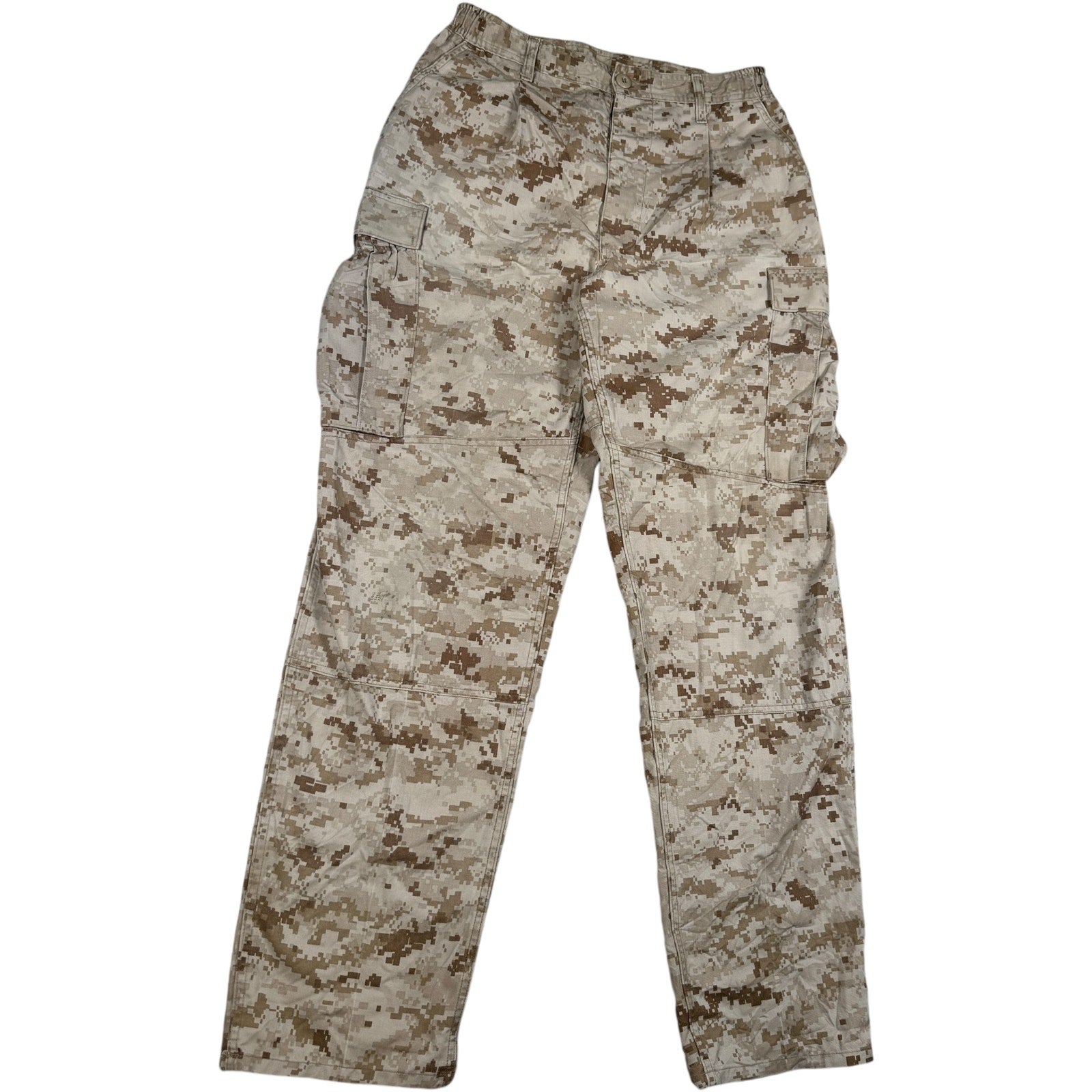 Vintage Military Desert Camo Adjustable Cargo Pants