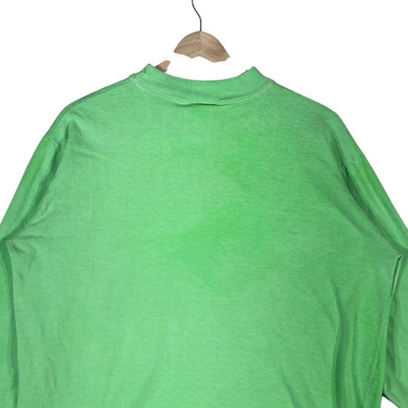Vintage"The White Stuff" Mt. Snow Spellout Long Sleeve 90s