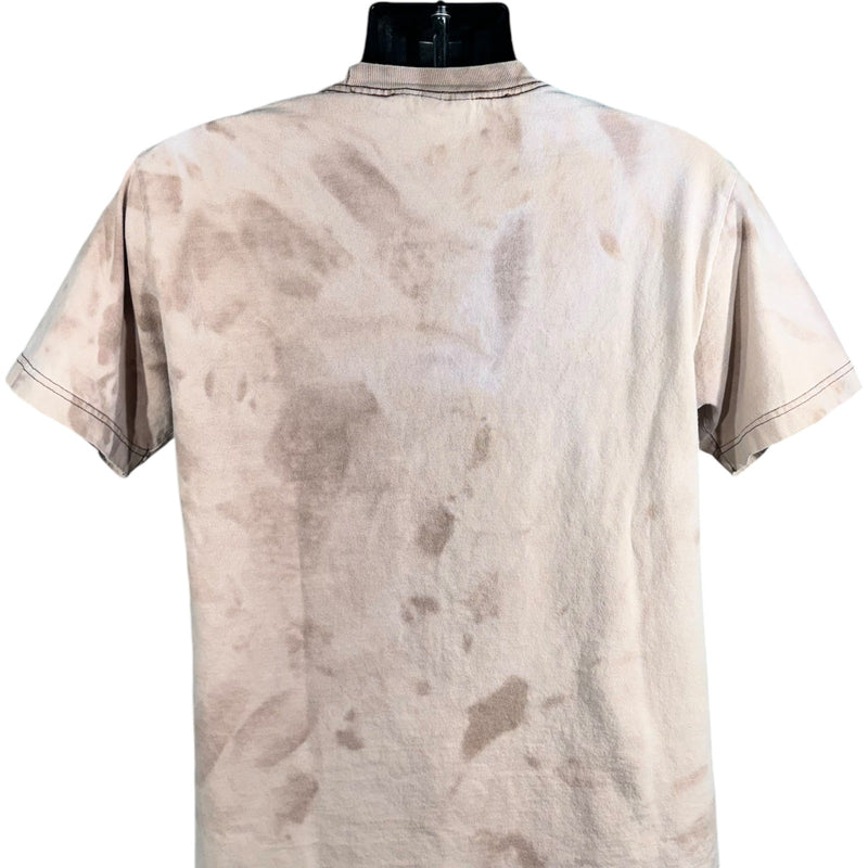 Vintage Nikola Tesla Inventions Bleached Tie Dye Tee