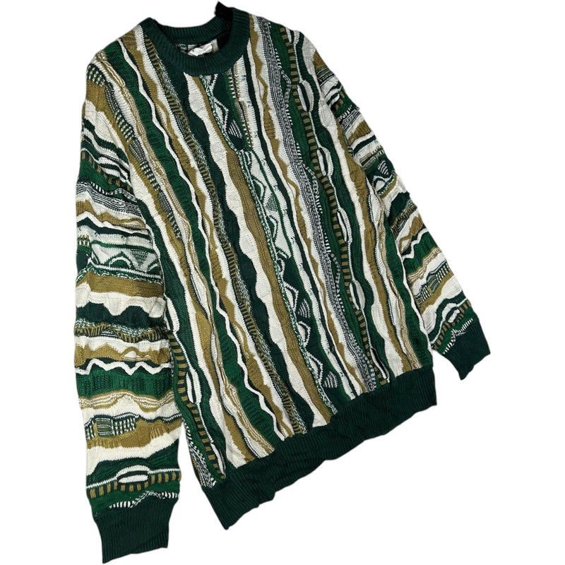 Vintage 3D Knit Textured Pullover Sweater