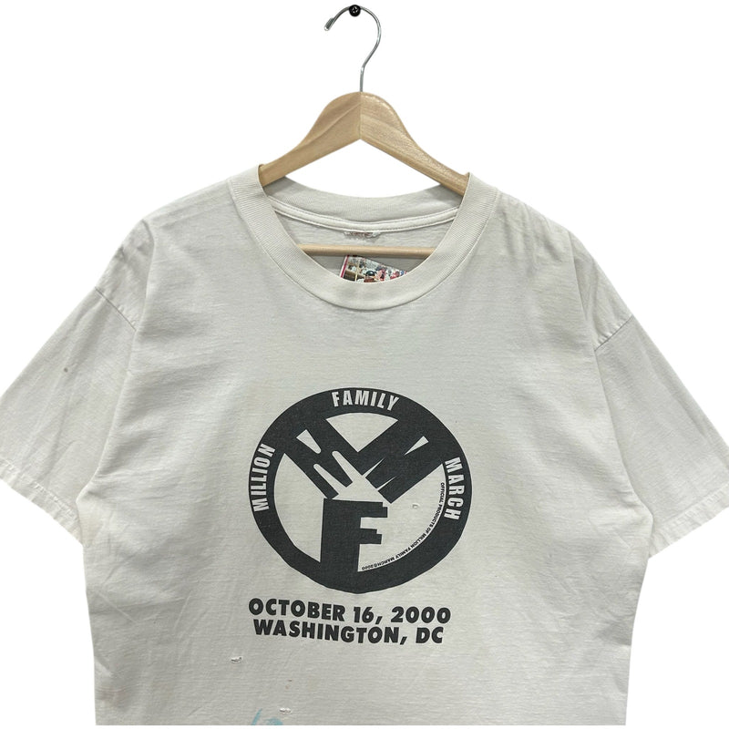 Vintage Million Family March Double Sided Spellout Promo Tee