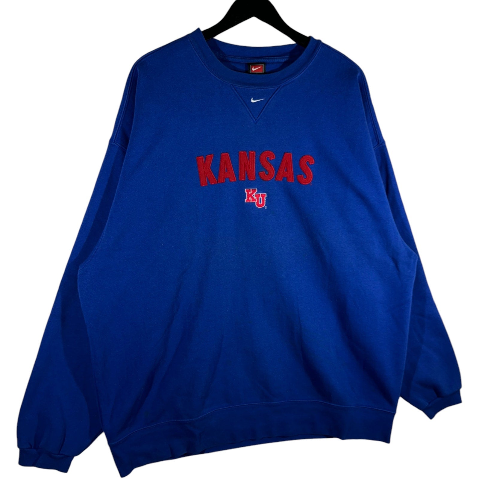 Vintage Nike University Of Kansas Center Swoosh Crewneck