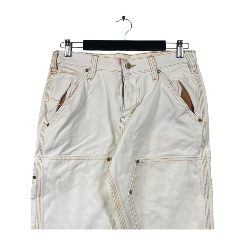 Vintage Carhartt Utility Pockets Cut-out Cargo Shorts 32