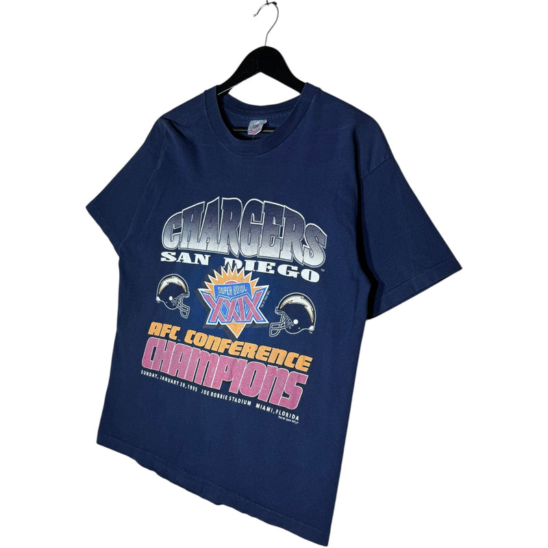 Vintage San Diego Chargers Super Bowl XXIX NFL T-Shirt