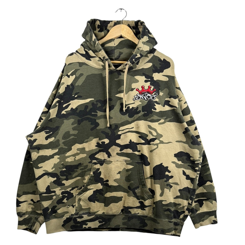 Vintage JNCO Camouflage Boxy Pullover Hoodie