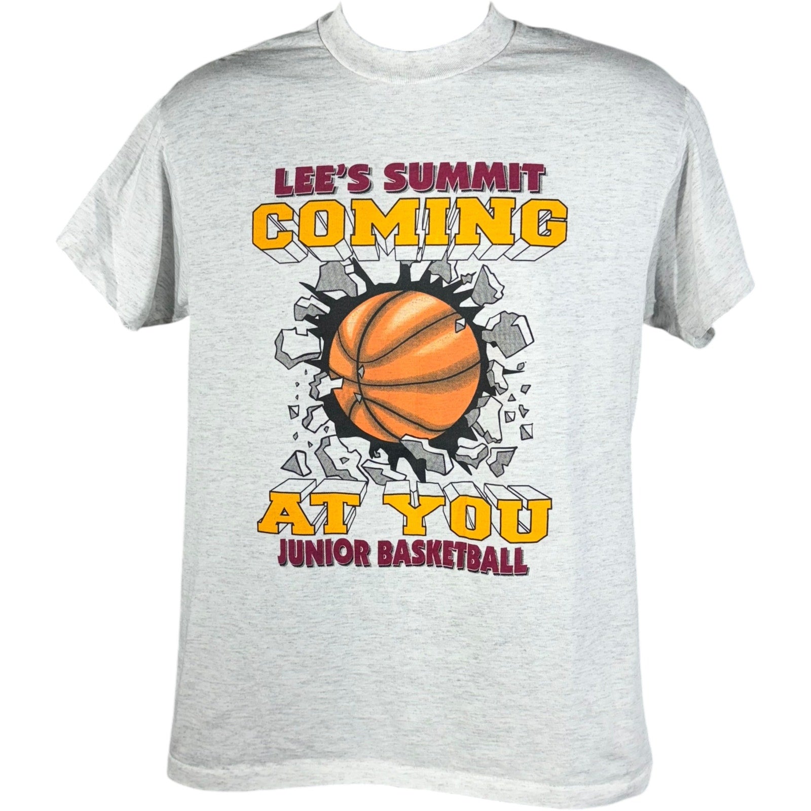 Vintage Lee's Summit Coming At You Junior Basketball Tee 90s