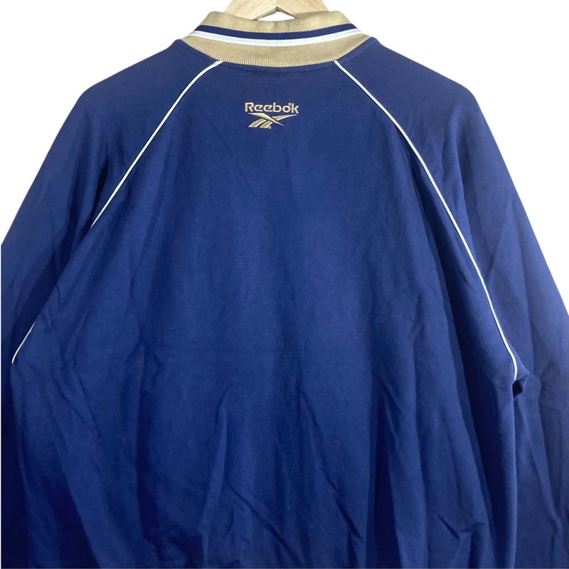 Vintage Reebok Collared Full Zip Bomber Jacket