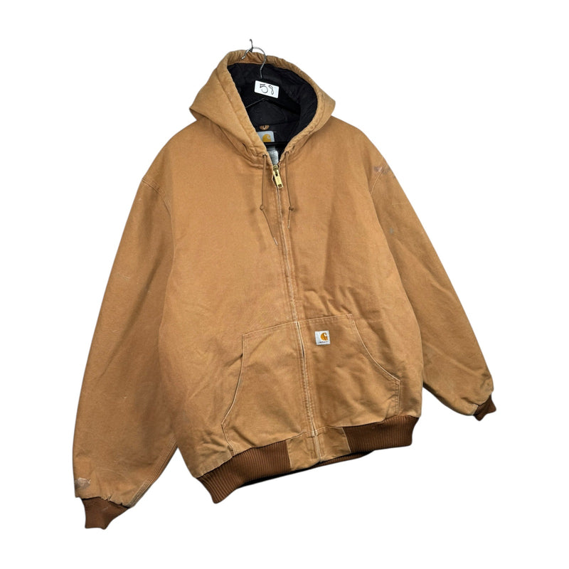 Vintage Carhartt Insulated Active Full Zip Hoodie