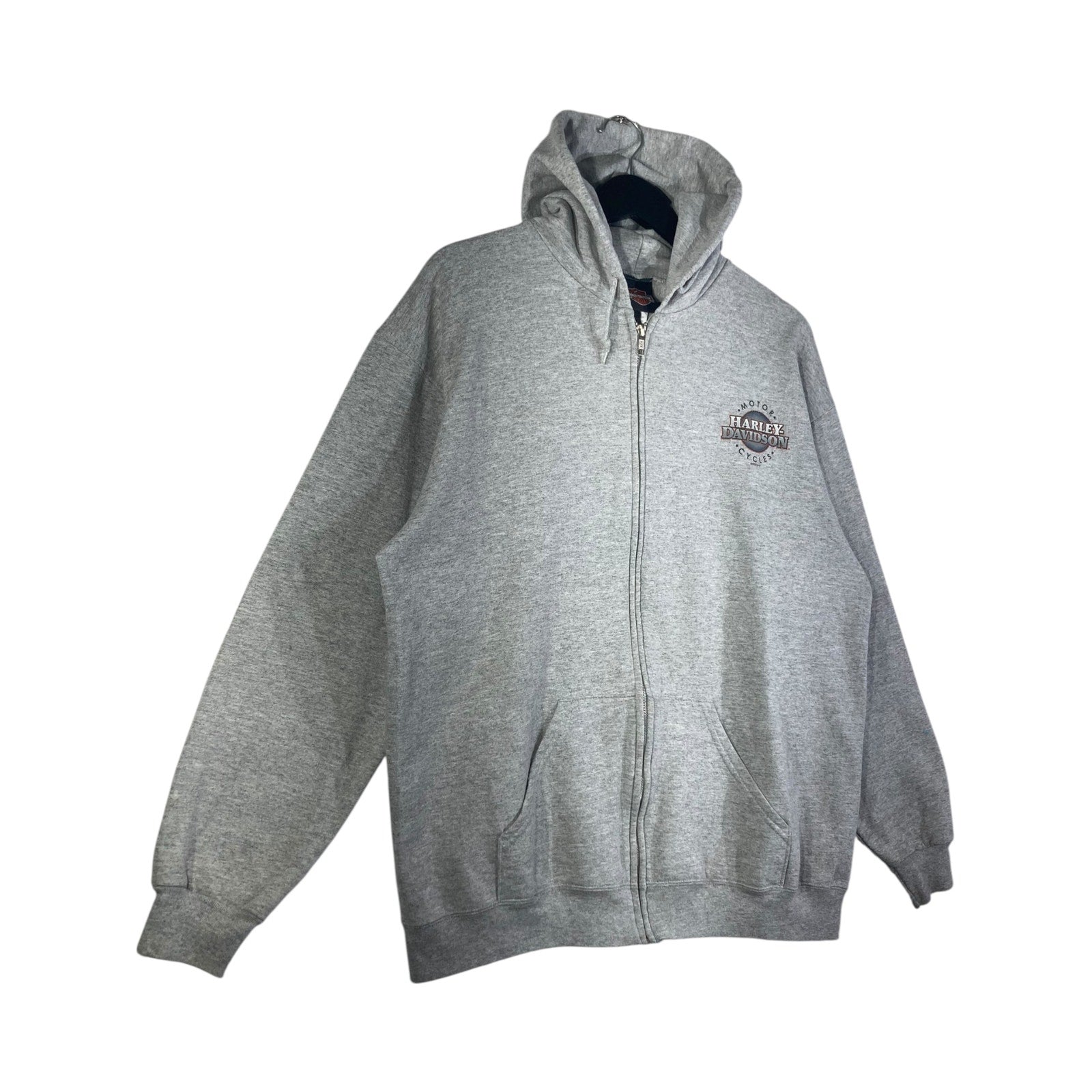 Vintage Harley Davidson Bar & Shield Logo Zip Up Hoodie
