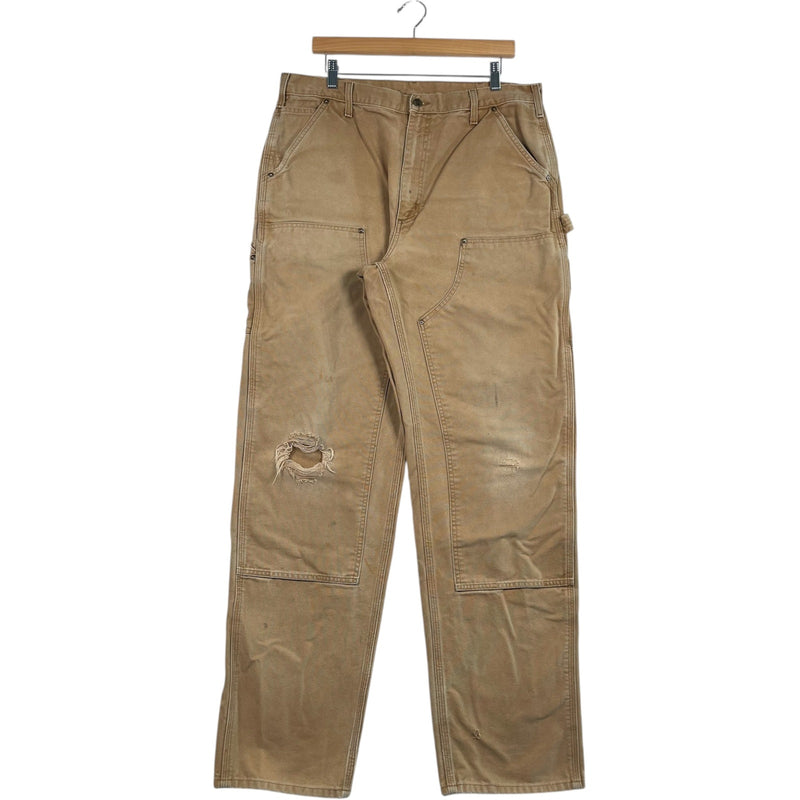 Vintage Carhartt Carpenter Dungaree Double Knee Pants 36 x 36