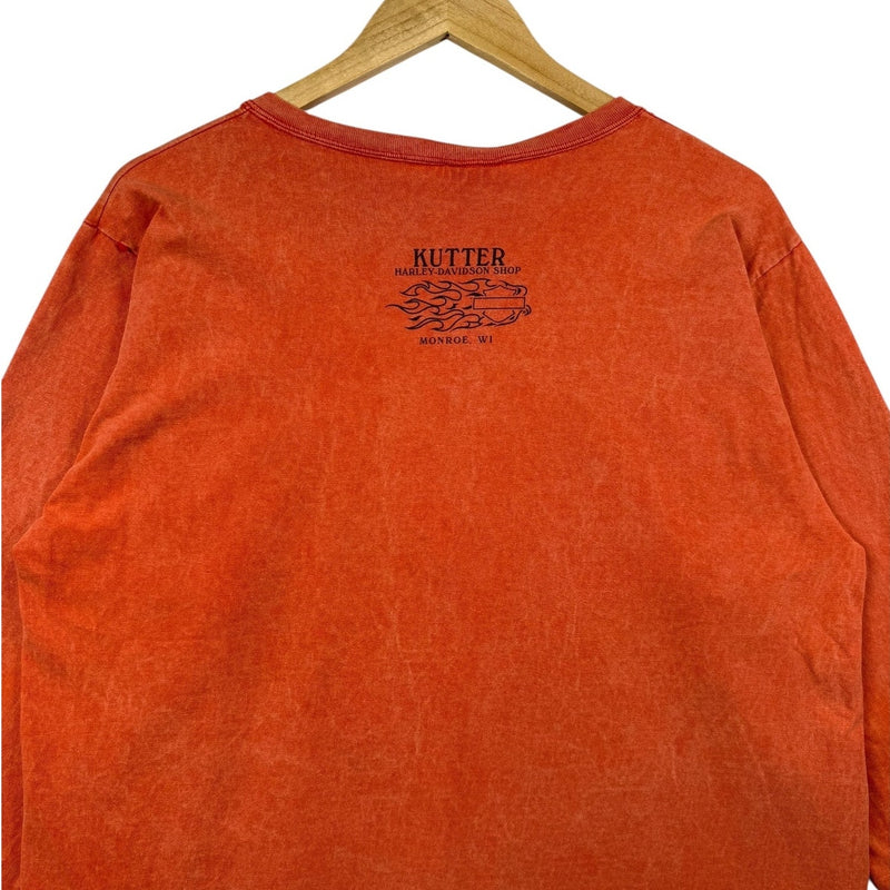 Vintage Harley Davidson 100 Years Anniversary Long Sleeve T-Shirt