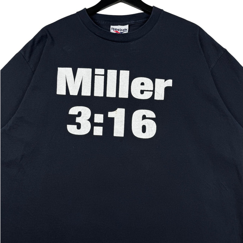Vintage Reebok Miller 3:16 Wrestling Graphic T-Shirt