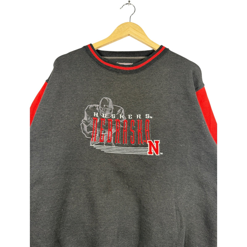 Vintage University Of Nebraska Huskers Football Crewneck