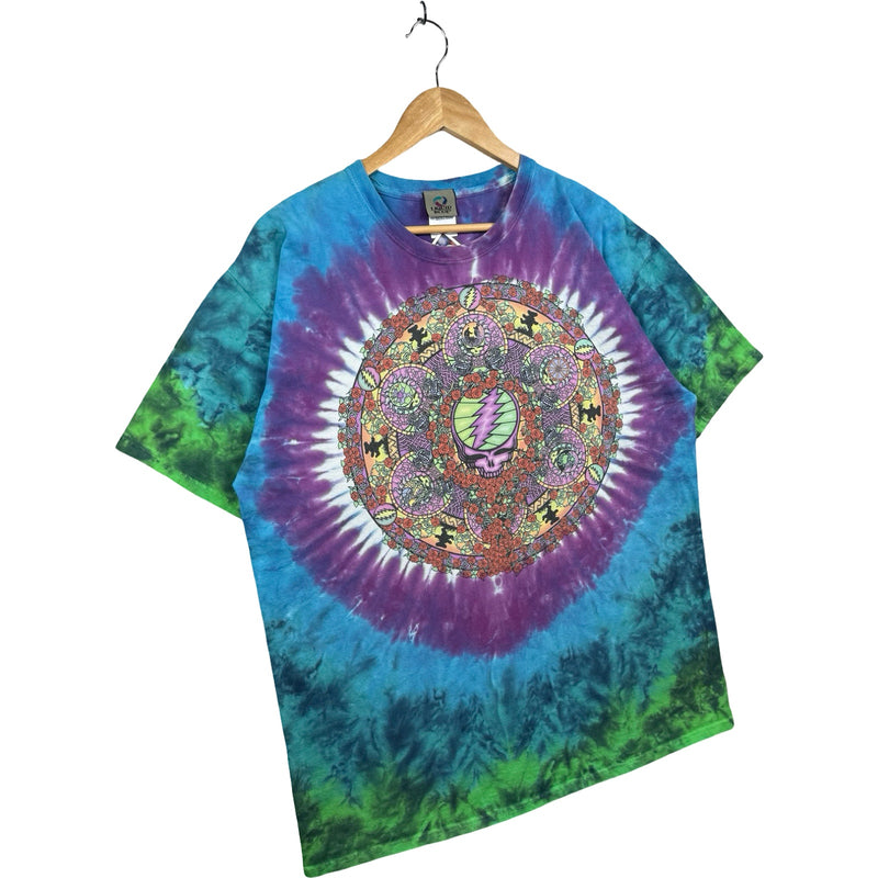 Vintage Grateful Dead Steal Your Face Tie Dye T-Shirt