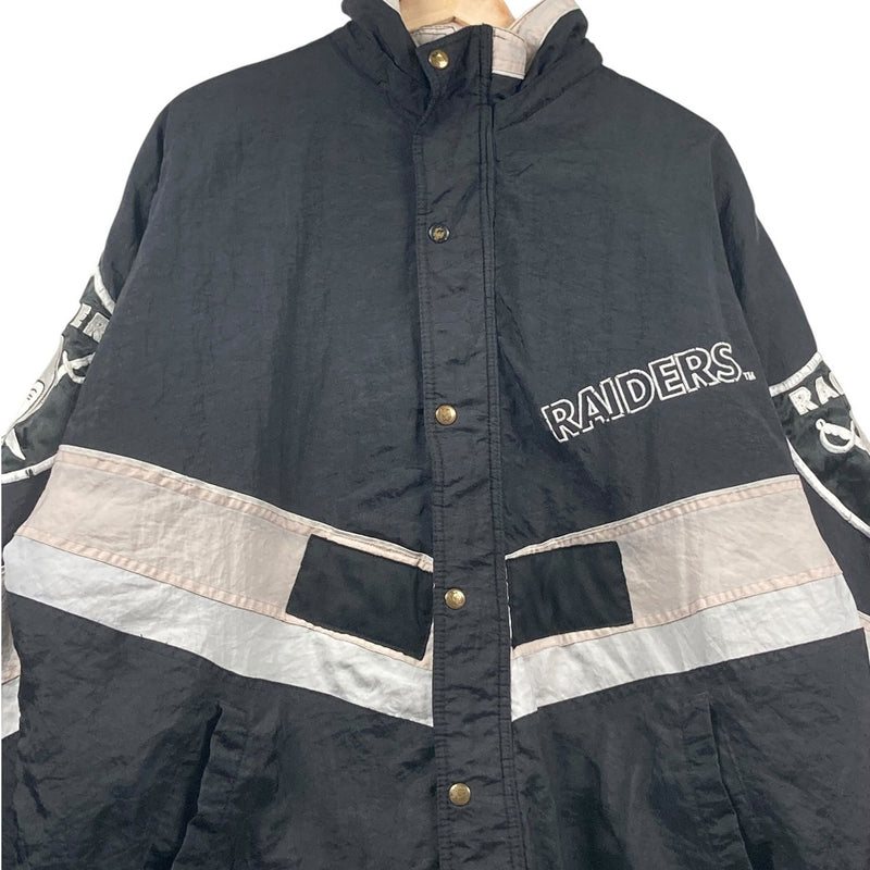 Vintage Starter Las Vegas Raiders Snap Button NFL Jacket