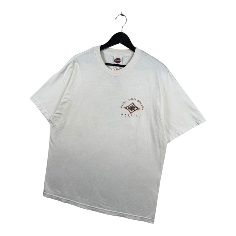 Vintage Harley Davidson Waikiki Hawaii Graphic T-Shirt