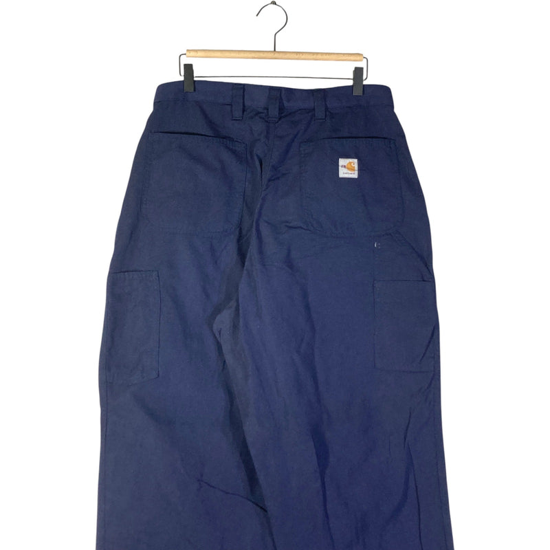 Vintage Carhartt Flame Resistant Straight Leg Denim Pants 46x30