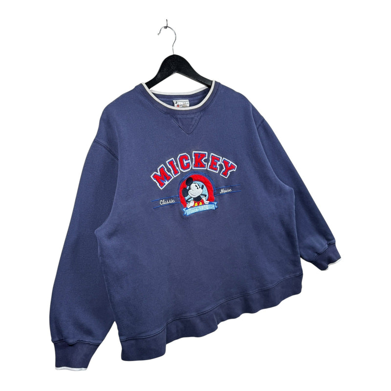 Vintage Disney Mickey Mouse Embroidered Crewneck