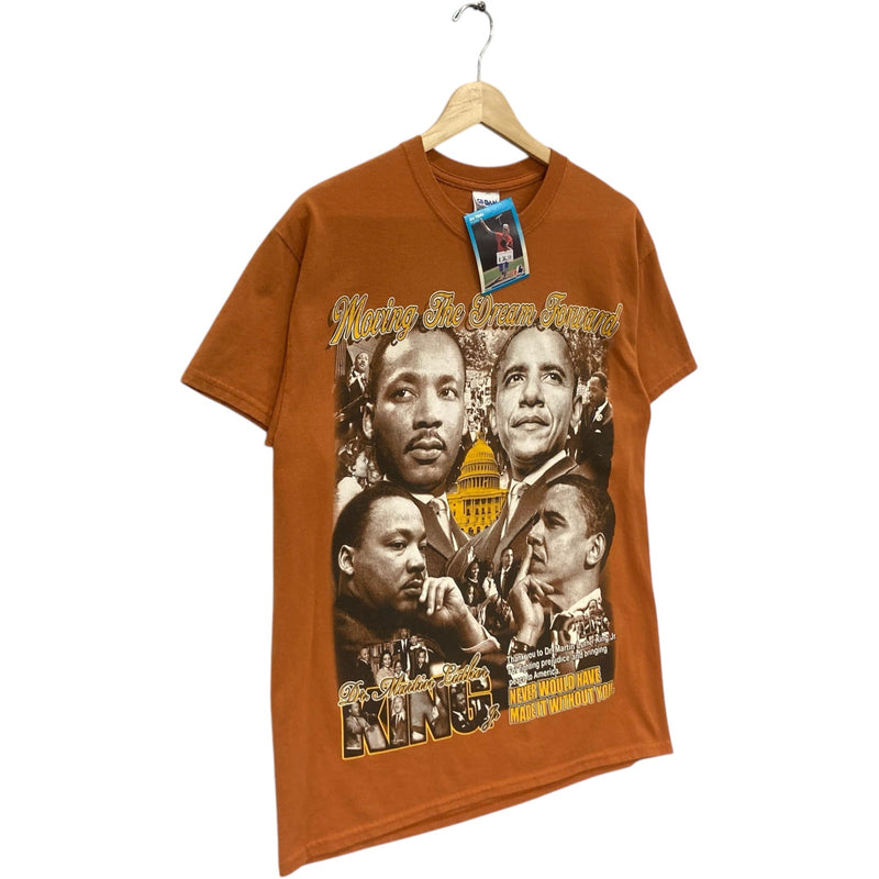 Vintage Moving The Dream Forward Martin Luther King Obama Tee