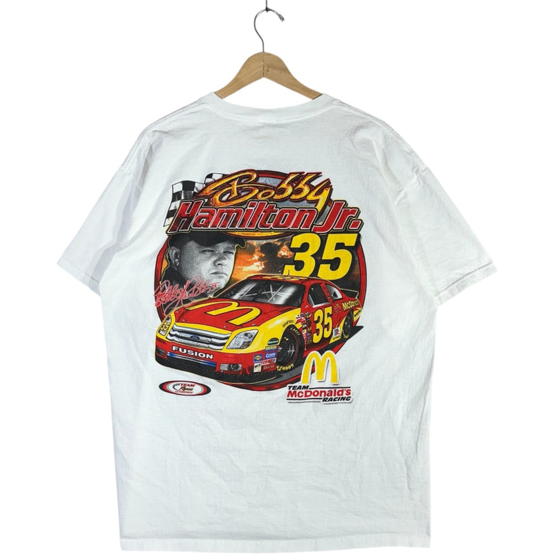 Vintage NASCAR Bobby Hamilton JR Team McDonalds Racing Tee