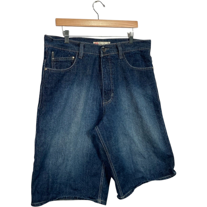 Vintage Ecko Unltd. Baggy Embroidered Denim Shorts 36 x 14