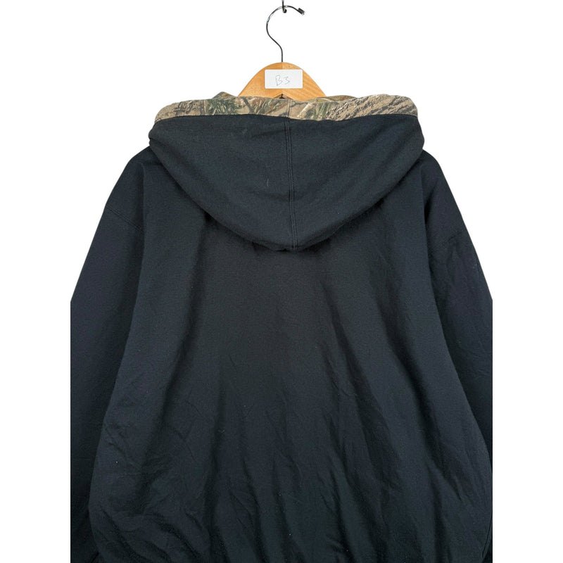 Vintage Winchester Camo Reversible Full Zip Hoodie