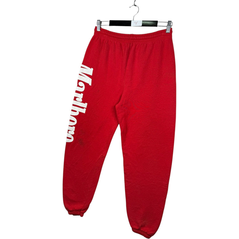 Vintage Marlboro Spellout Logo Sweatpants 30