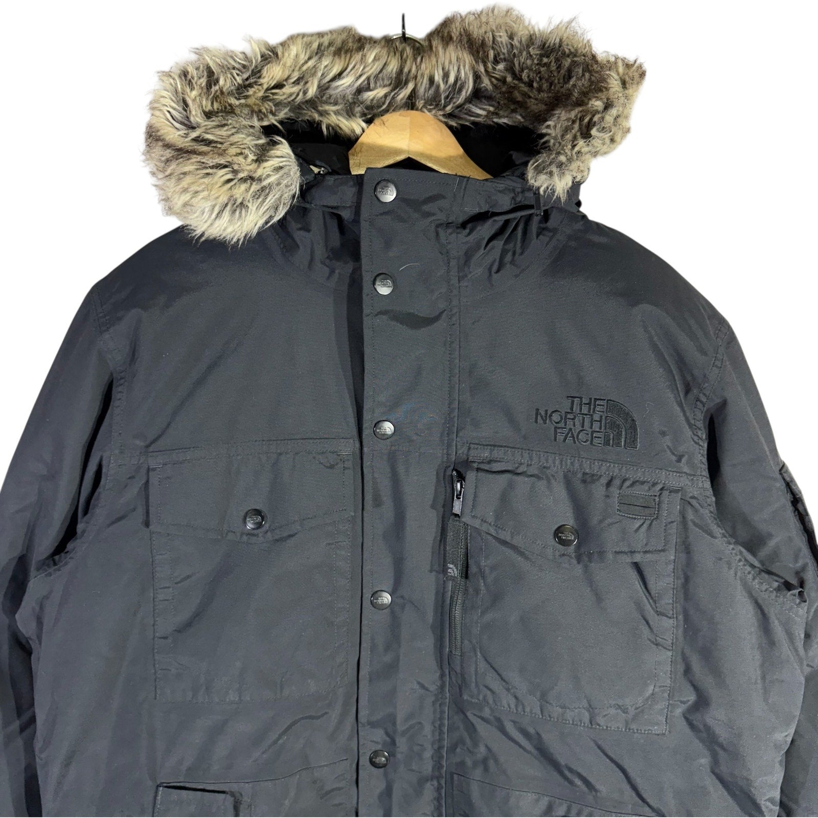 Vintage The North Face Fur Hood Puffer Jacket