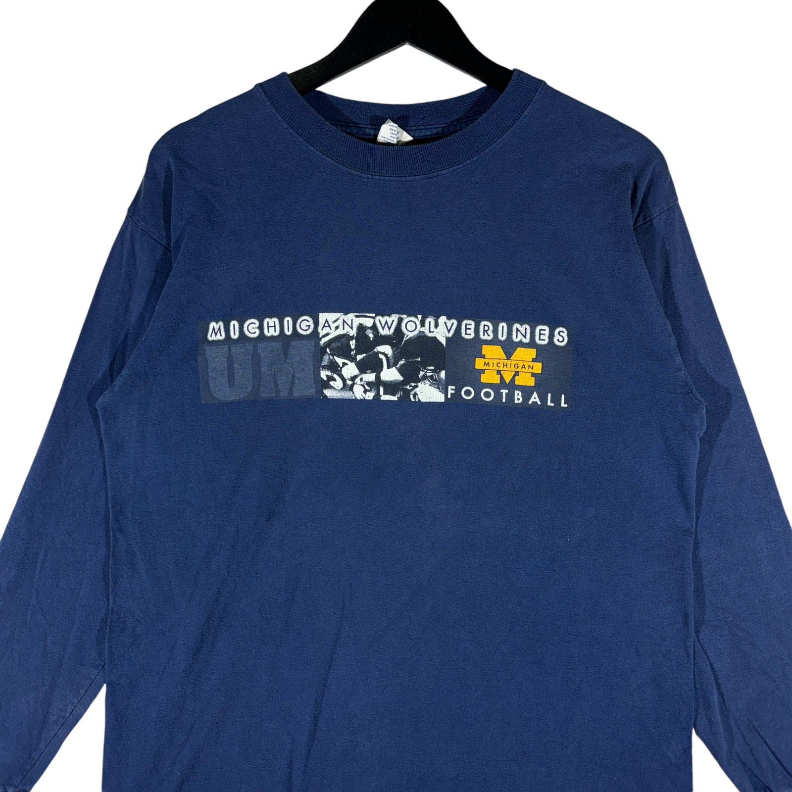 Vintage Starter Michigan Wolverines Football Long Sleeve 90s