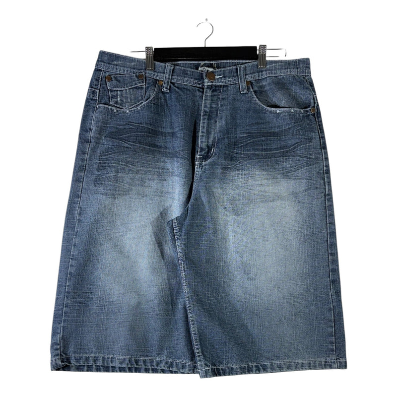 Vintage Brooklyn Xpress Wide Leg Denim Shorts 38
