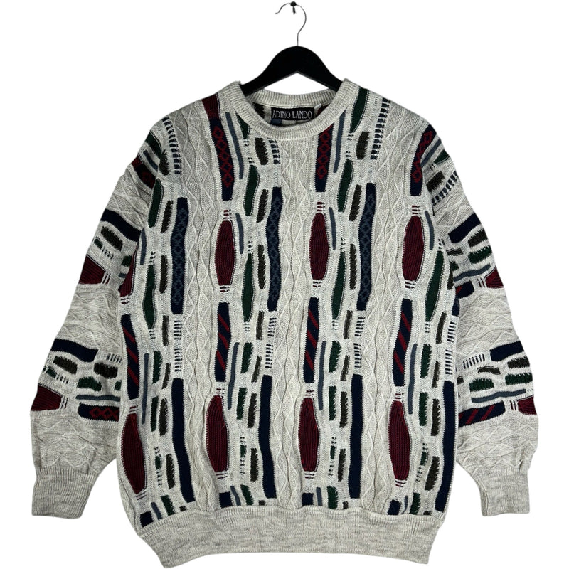 Vintage Adino Lando 3D Knit Sweater