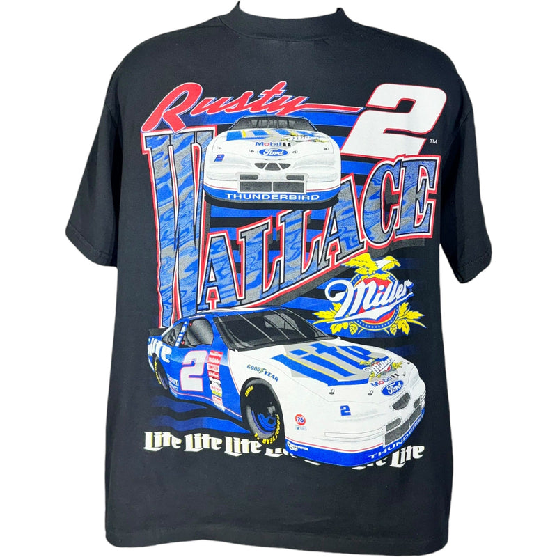 Vintage Rusty Wallace NASCAR AOP Tee