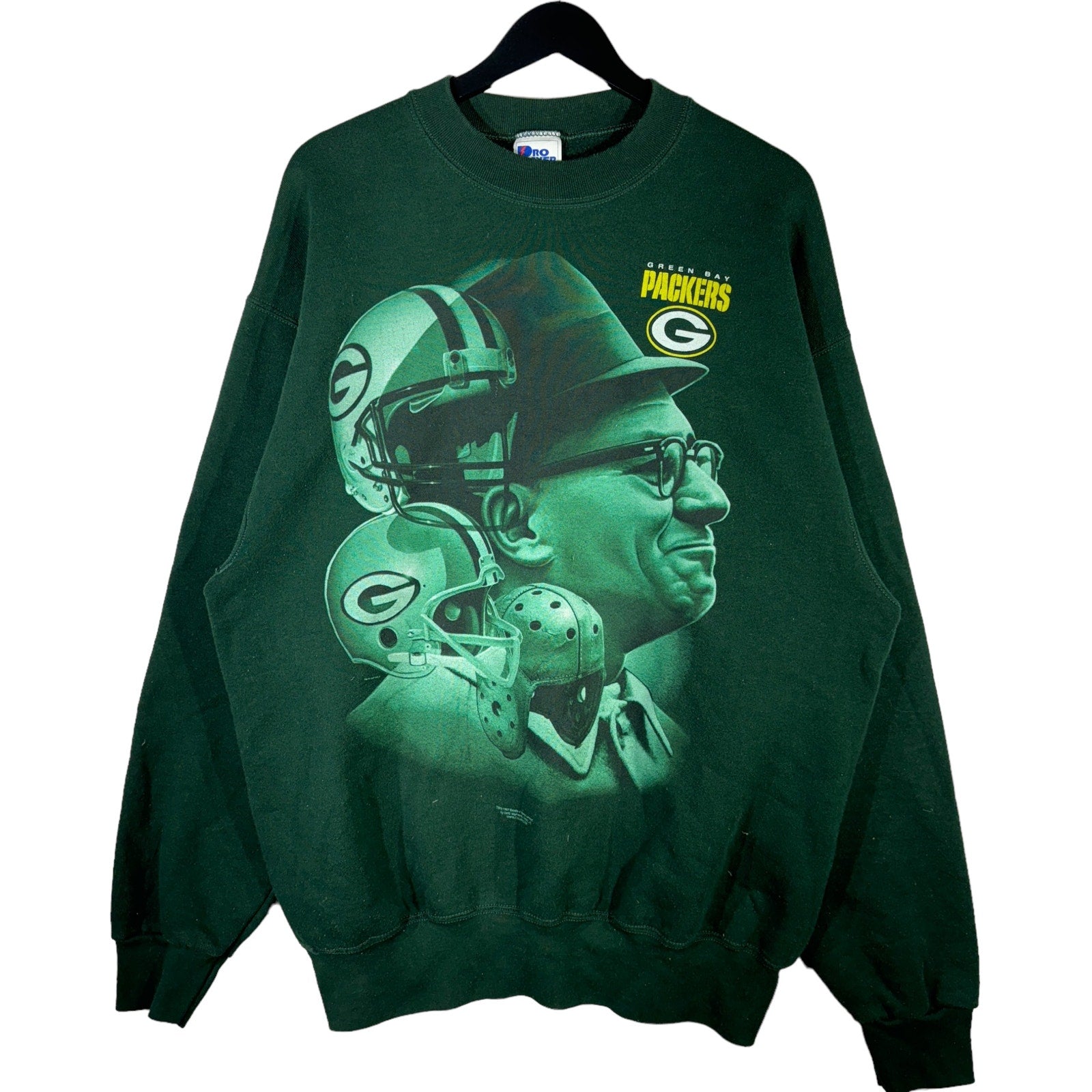 Vintage Green Bay Packers Vince Lombardi Pro Player Crewneck