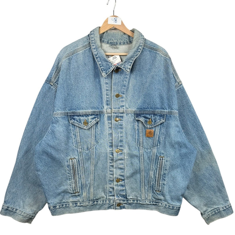 Vintage Carhartt Denim Button Up Jacket