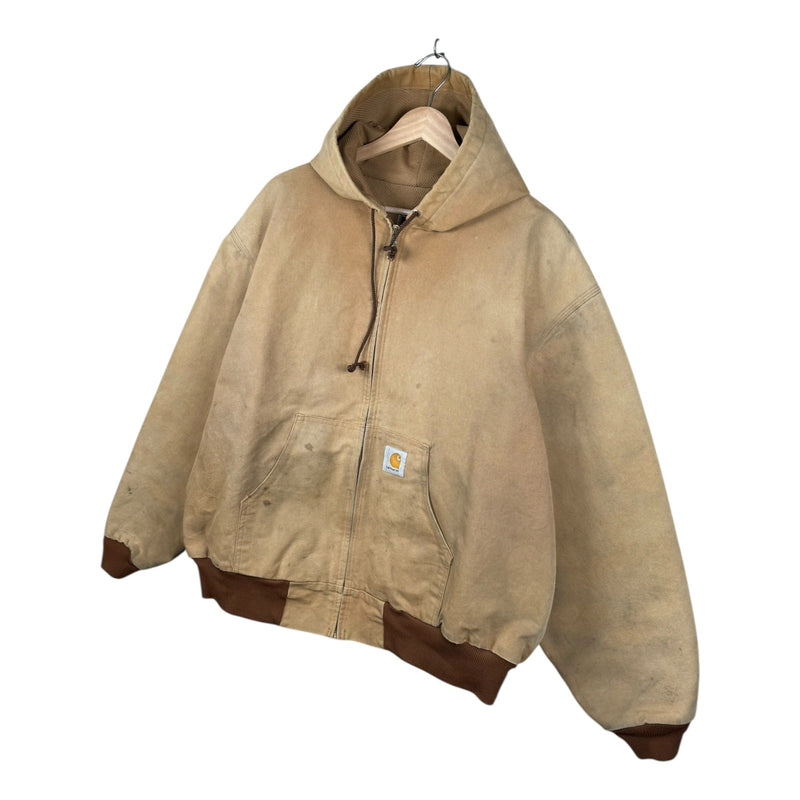 Vintage Carhartt Thermal Lined Full Zip Hoodie